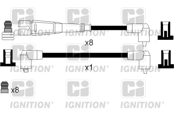 QUINTON HAZELL Комплект проводов зажигания XC1024